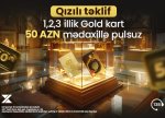 Xalq Bankda onlayn Gold kart sifarişlərinə endirim