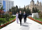 Prezident İlham Əliyev və Birinci xanım Mehriban Əliyeva Bakıda Botanika İnstitutunun yeni binasının açılışında iştirak edib