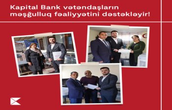 Kapital Bank daha 9 vətəndaşın özünüməşğulluğuna dəstək olub