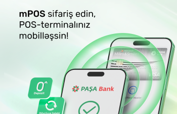 "PAŞA Bank" müştərilərə "mPOS" məhsulunu təqdim etdi