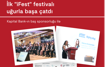 Kapital Bank-ın baş sponsorluğu ilə “iFest-İnnovasiya və Texnologiya” festivalı baş tutub