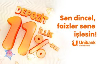 Unibank əmanət faizlərini yüksəltdi