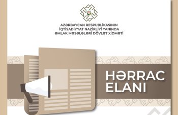 3, 10, 17 sentyabr tarixlərində hərrac keçiriləcək