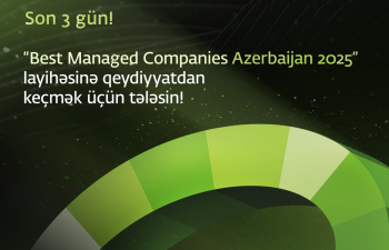 “Best Managed Companies Azerbaijan 2025”
biznes müsabiqəsinə qoşulmaq üçün
son 3 gün qalıb