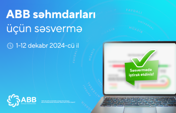 ABB səhmdarlarıilk dəfə elektron qaydada səs verəcəklər