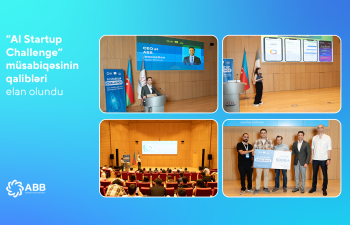 “AI Startup Challenge” müsabiqəsinin qalibləri
elan olundu