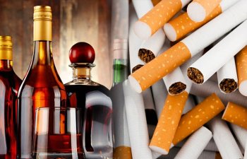 Azərbaycanda içkilər və tütün məhsullarının pərakəndə satışı artıb