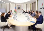 Rövşən Nəcəf Dünya Bankının Cənubi Qafqaz üzrə regional direktoru Sebastian Molineusun rəhbərlik etdiyi nümayəndə heyəti ilə görüşüb
