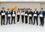 Ali məktəb tələbləri üçün elan edilən “AzerGold” təqaüdünün qalibləri mükafatlandırılıb