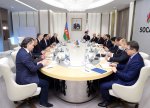 SOCAR-ın prezidenti Gürcüstanın Neft və Qaz Korporasiyasının baş direktoru  ilə görüşüb