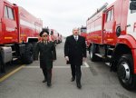 Azad edilmiş ərazilərdə yanğından mühafizə üçün “KamAZ” və “İveco” markalı 150 yanğınsöndürən avtomobil alınıb