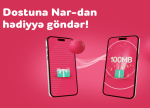 Dostuna “Nar”dan hədiyyə göndər!