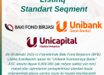BFB-də Unibankın səhmlərinin yerləşdirilməsi üzrə hərrac keçiriləcək