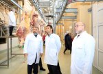KOBİA rəhbəri ət kəsimi müəssisəsinin fəaliyyəti ilə tanış olub