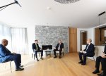 İlham Əliyev Davosda Bernard Luni ilə görüşüb - FOTO