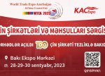 Bakıda Çin şirkətlərinin sərgisi keçiriləcək - 100-dən çox Çin şirkətinin iştirakı ilə...