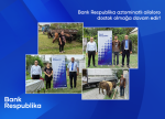 Bank Respublika aztəminatlı ailələrə dəstəyini davam etdirir