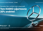 PAŞA Sığortadan Mercedes-Benz sürücüləri üçün Tam KASKO sığortası üzrə yeni kampaniya başlayıb