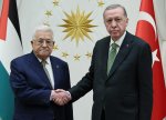 Ərdoğan Mahmud Abbasla görüşüb