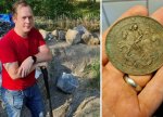 İsveç sakini öz bağçasında qədim medalyon tapıb