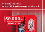 Kapital Bank-da depozit yerləşdirmək indi 50 000 AZN qazanmaq fürsəti yaradır