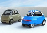 Parisdə yay istirahəti üçün kompakt elektromobil təqdim edildi