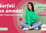 “Nar”abunəçiləri üçün“NarKredit”dən data kredit xidməti