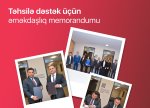 Təhsilin İnkişafı Fondu və Qırmızı Ürəklər Fondu
arasında memorandum imzalanıb