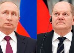 Şolz və Putin Ukraynadakı vəziyyəti müzakirə ediblər