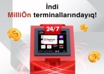 Ziraat Bank Azərbaycan müştərilərinə MilliÖn ödəniş terminalları vasitəsi ilə mədaxil imkanını yaratdı!