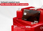 Xalq Bank-dan Visa Infinite kartını 50% endirimlə əldə edin