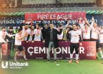 Unibank
komandası futbol çempionatının qalibi olub
