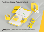 Yelo taksit kartı ilə ödənişlərini faizsiz his-sə-lə!