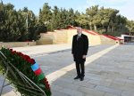 Prezident 20 Yanvar şəhidlərinin xatirəsini yad etdi