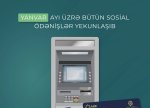 Yanvar ayı üzrə bütün sosial ödənişlər yekunlaşıb