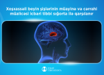 Xoşxassəli beyin şişlərinin müayinə və cərrahi müalicəsi
icbari tibbi sığortaya daxildir