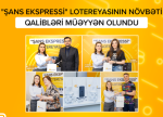 Expressbank 18 müştərisinə qiymətli hədiyyələr verib