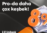Unibank kartınızla daha çox keşbek qazanın!