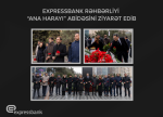 Expressbank rəhbərliyi “Ana harayı” abidəsini ziyarət edib