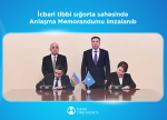 Qazaxıstanla icbari tibbi sığorta sahəsində Anlaşma Memorandumu imzalanıb