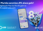 Xanımlar üçün “DigiHesab Max”-la 8% gəlir fürsəti!