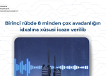Cari ilin ilk rübündə 8 mindən çox avadanlığın idxalına xüsusi icazə verilib