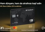 Xalq Bank-dan MasterCard Black Edition kartına 50% endirim