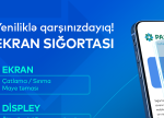 PAŞA Sığorta mobil telefonların ekran sığortası üzrə yeni xidmət təklif edir!