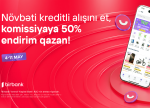 Umico kredit xətti ilə alış-verişə 50% komissiya endirimi