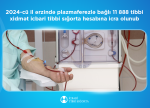 Plazmaferez – qanın zərərli maddələrdən təmizlənməsi
icbari tibbi sığorta təminatına daxildir