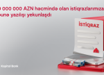 Kapital Bank-ın 30 000 000 AZN həcmində istiqrazlarının yerləşdirilməsi başa çatdı