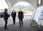 Prezident İlham Əliyev “PIRSHAGHI” ayaqqabı fabrikinin Laçın filialının açılışında iştirak edib
