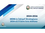 MDM-in 2024-2026-cı illər İnkişaf Strategiyasının 2024-cü il üzrə icra hesabatı açıqlanıb