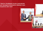 Kapital Bank Qarabağ Universitetinin tələbələri üçün təqaüd proqramına start verdi